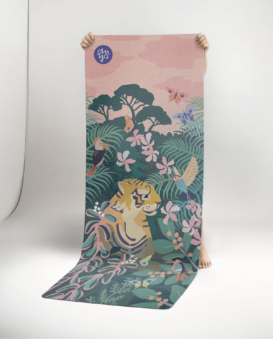 Tapis de yoga enfant - Curious Tiger