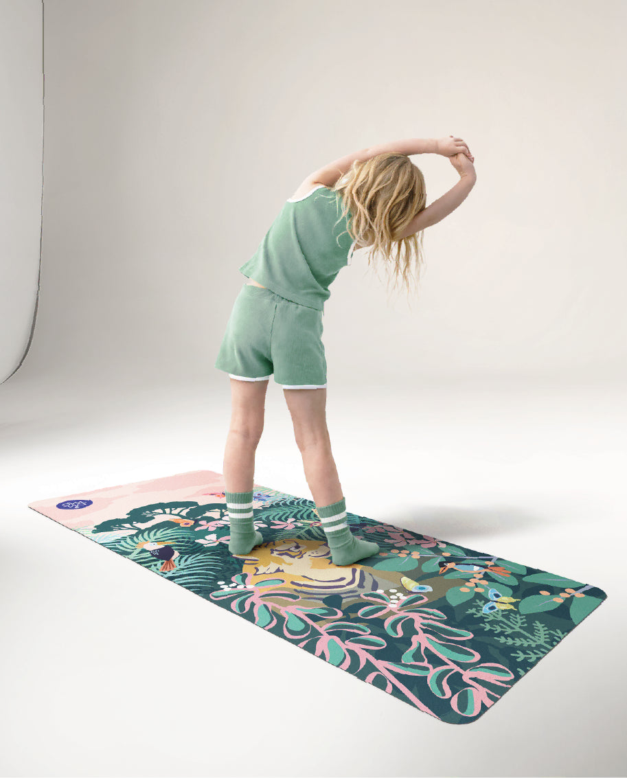 Tapis de yoga enfant - Curious Tiger
