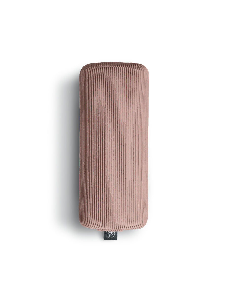 Children's yoga bolster - blush cord