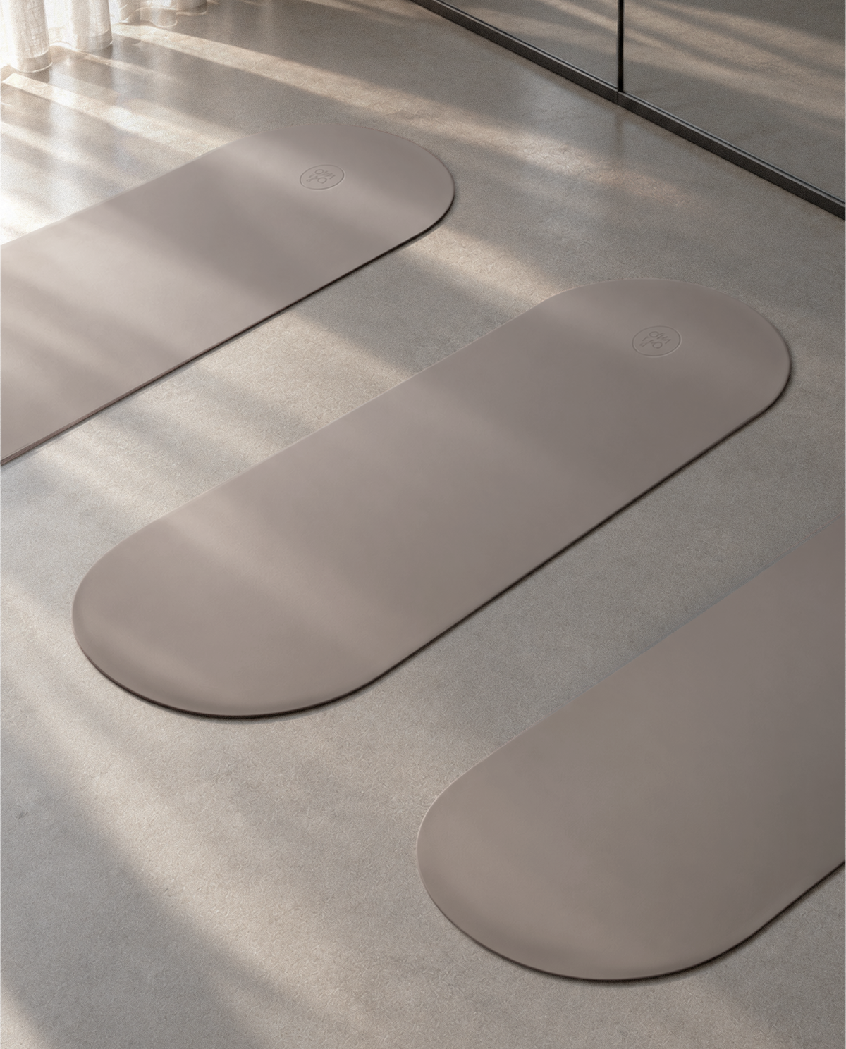 Tapis de yoga Oval Advanced Grip - Dune
