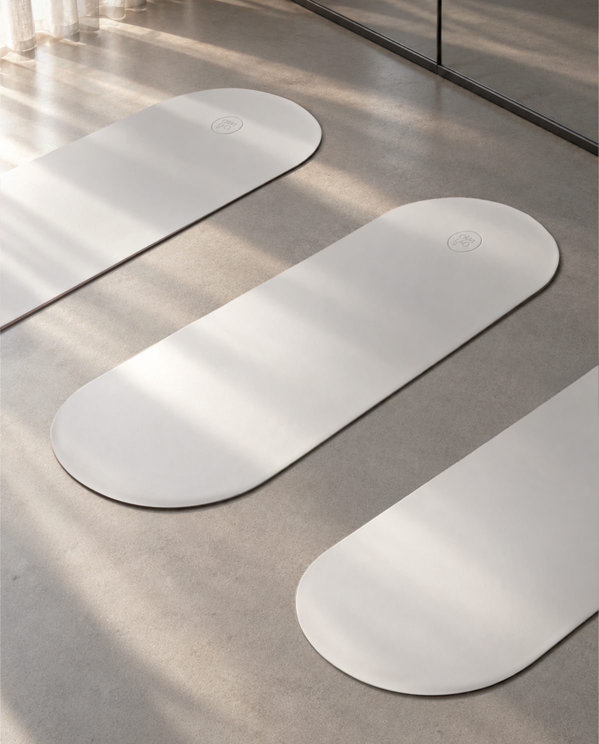 Tapis de yoga Oval Advanced Grip - Pearl