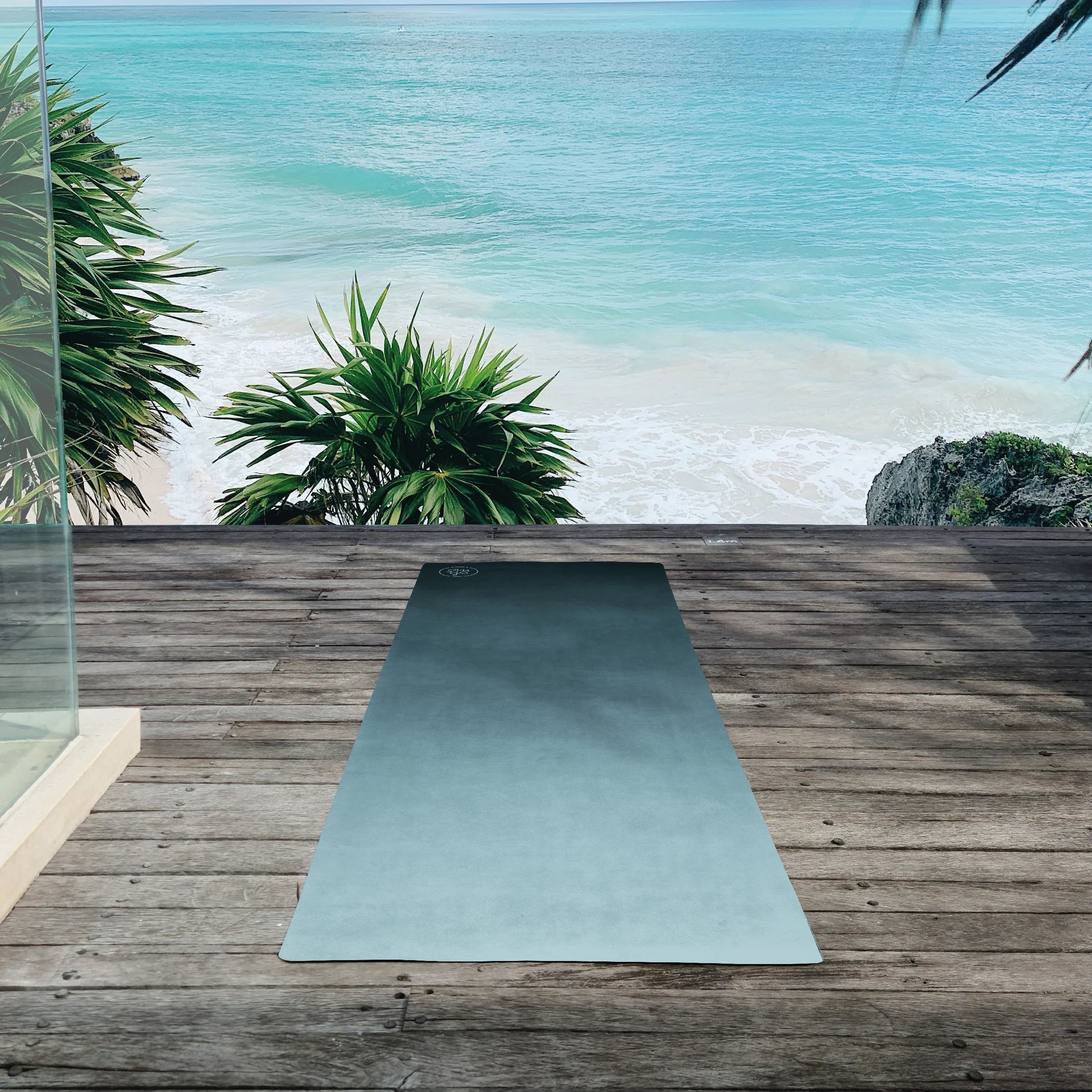 Tapis de yoga de voyage Sensual Flow - Lagon de Basalte 