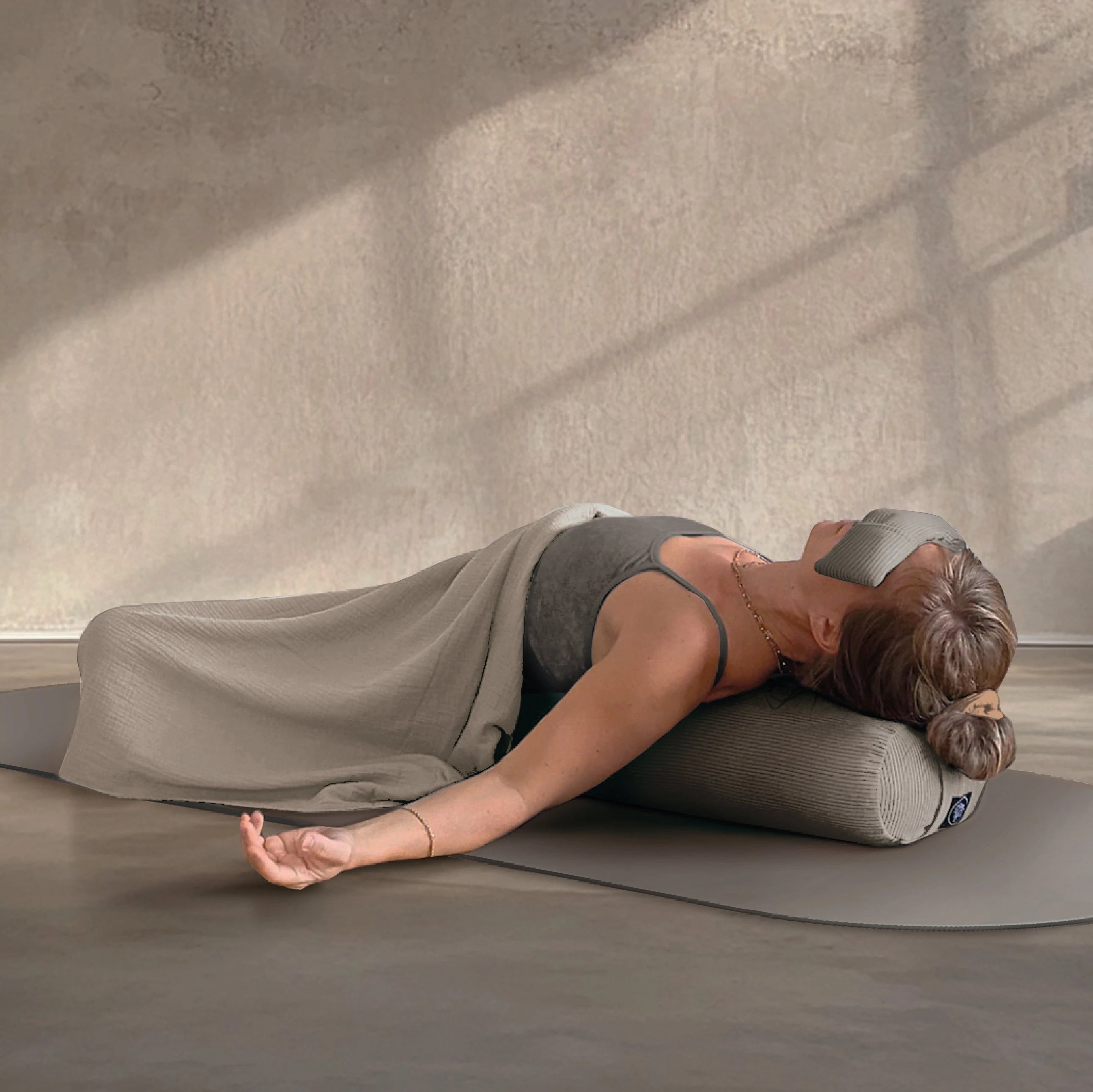 Shavasana Blanket - Dune Muslin