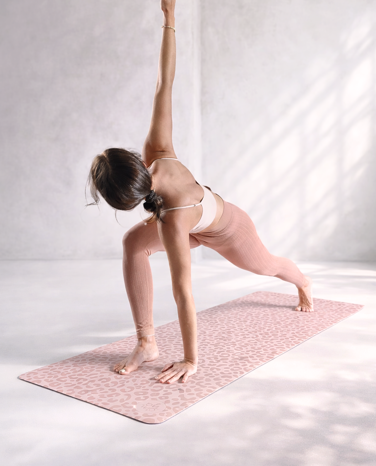 Tapis de yoga Advanced Grip - Rosé Wild Cat
