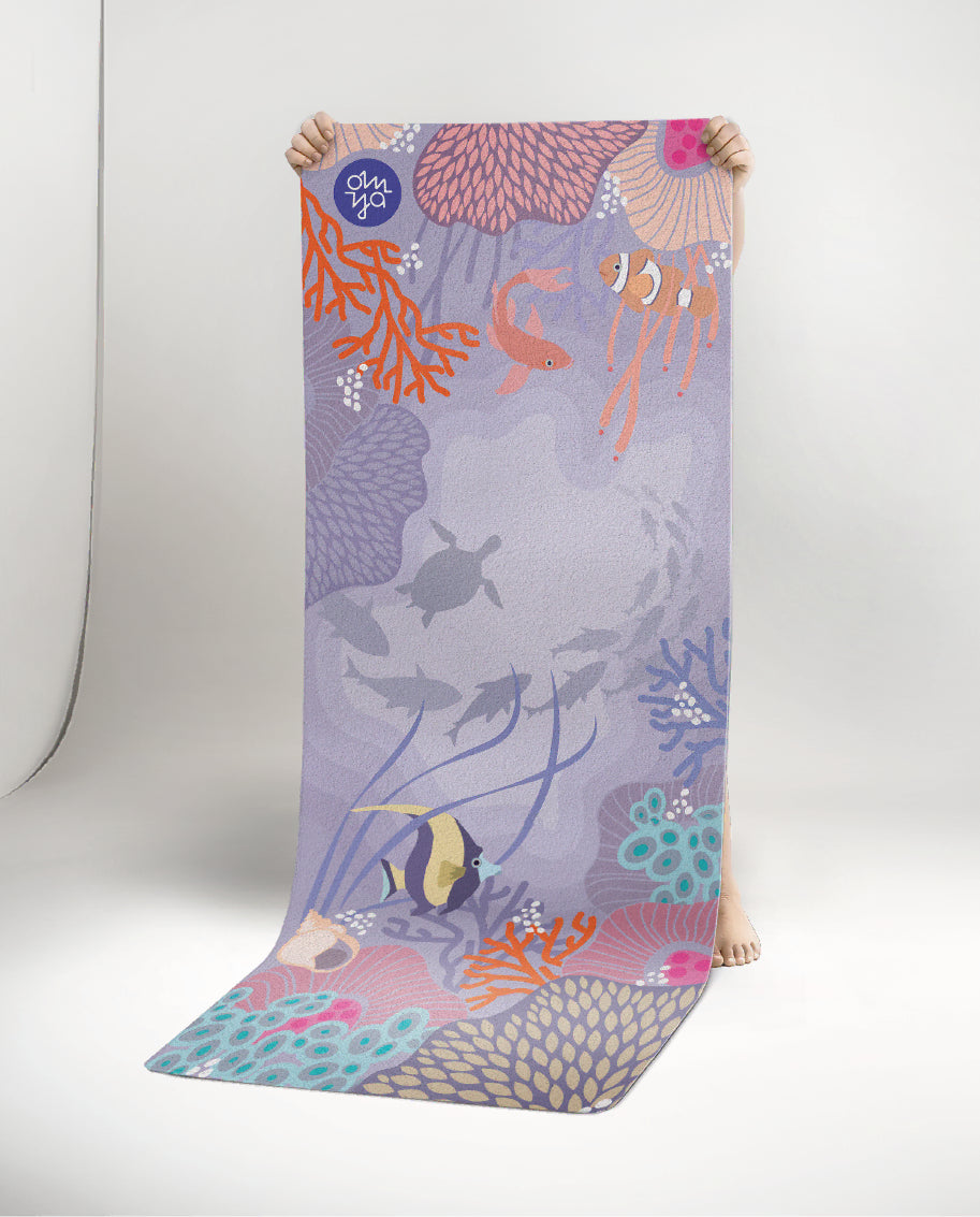 Children's yoga mat - Happy Reef